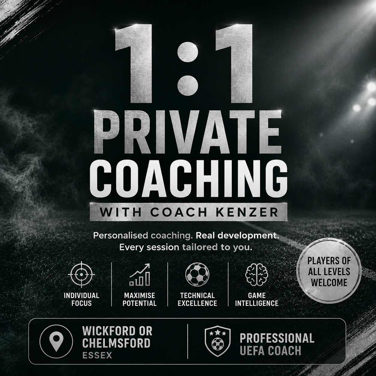 1 HOUR PRIVATE COACHING